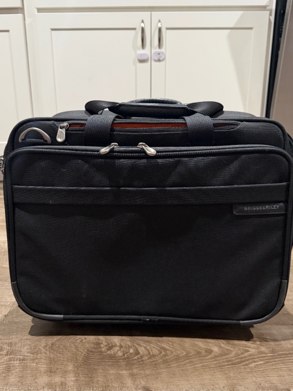 Briggs & Riley Black Rolling Wheeled Carryon Bag Laptop Travel Luggage